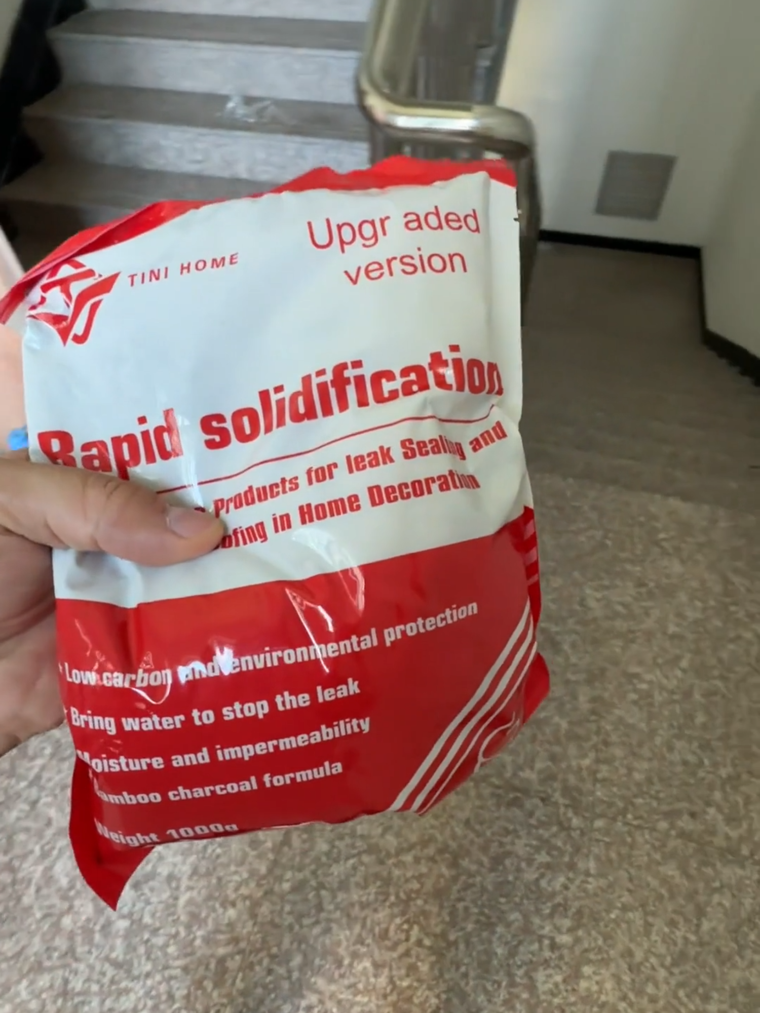 Simen cepat kering dengan kekuatan tinggi#quickdrycement #homerepair #tiktokmalaysia #fyp