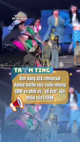 LYHAN té lộn nhào khi Ánh Sáng AZA dance battle  #TramTing #Emxinhsayhi #LYHAN #tiktokgiaitri #fyp 