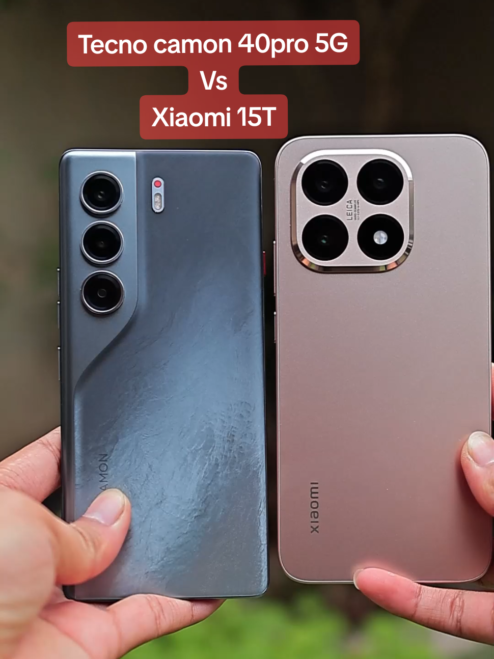 Xiaomi 15T Vs Tecno camon 40pro 5G kamera Test#xiaomi15t #tecnocamon40pro 
