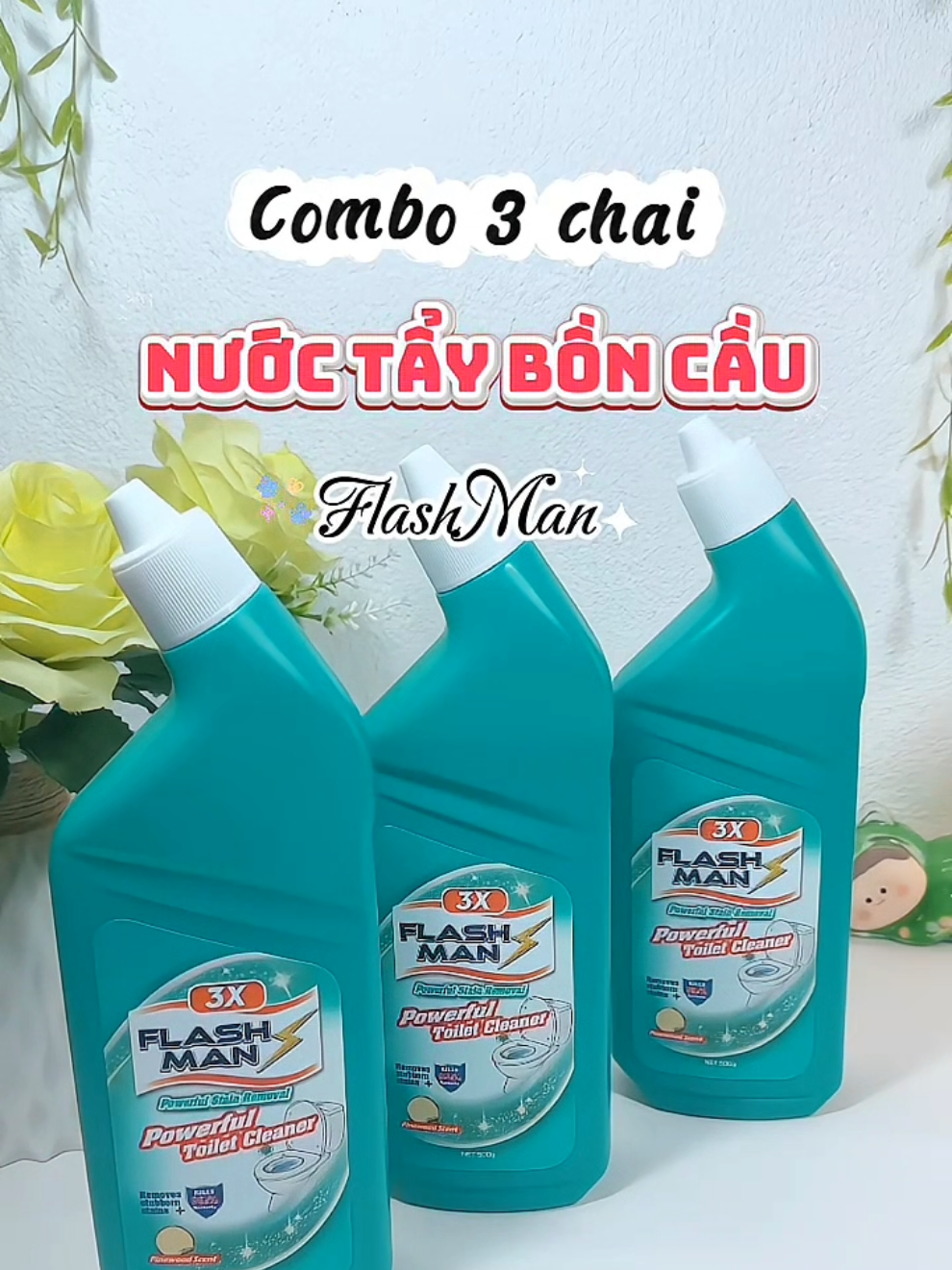 tại sao mình không biết đến nước tẩy #flashman sớm hơn. vừa rẻ vừa làm sạch hiệu quả #nuoctayboncau #nuoctayboncauflashman #xuhướng #giadung