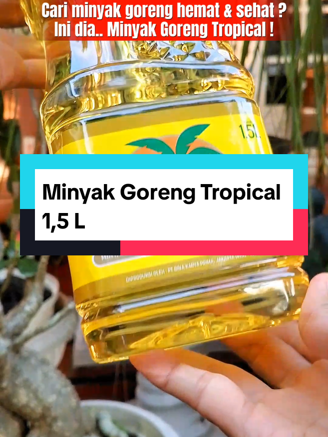 Minyak Goreng Tropical 1,5 L #minyakgoreng #minyakgorengtropical #tropicalminyakgoreng #tropical 