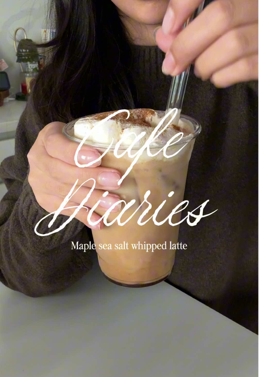 The maple sea salt whipped latte inspired by @The Nitro Bar makes the perfect fall drink ☕️🍁 Ingredients: 	•	1 cup heavy cream 	•	3 tbsp maple syrup 	•	1 tsp vanilla extract 	•	Pinch of sea salt Instructions: In a bowl, combine the heavy cream, maple syrup, vanilla extract, and sea salt. Whisk until the mixture thickens  Latte Base: -Espresso infused with maple butter/syrup and sea salt  -Pour over oat milk #mapleseasaltlatte #coffeetiktok #icedlatte #coffeeathome 