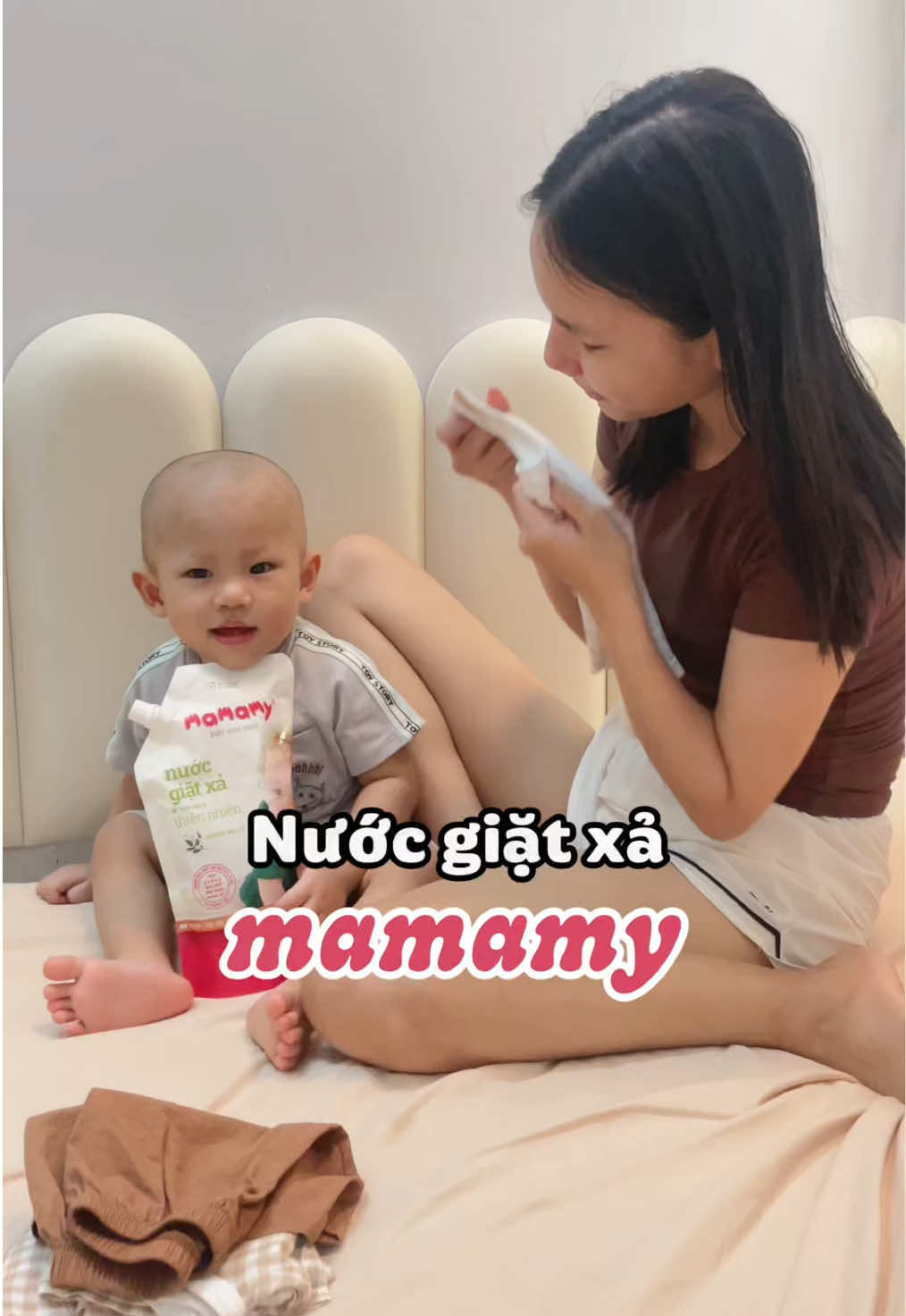 It’s laundry time with Mamamy #mamamy #nuocgiatxachobemamamy #thommuinang #xavaimemem #nuocgiatxathiennhien 