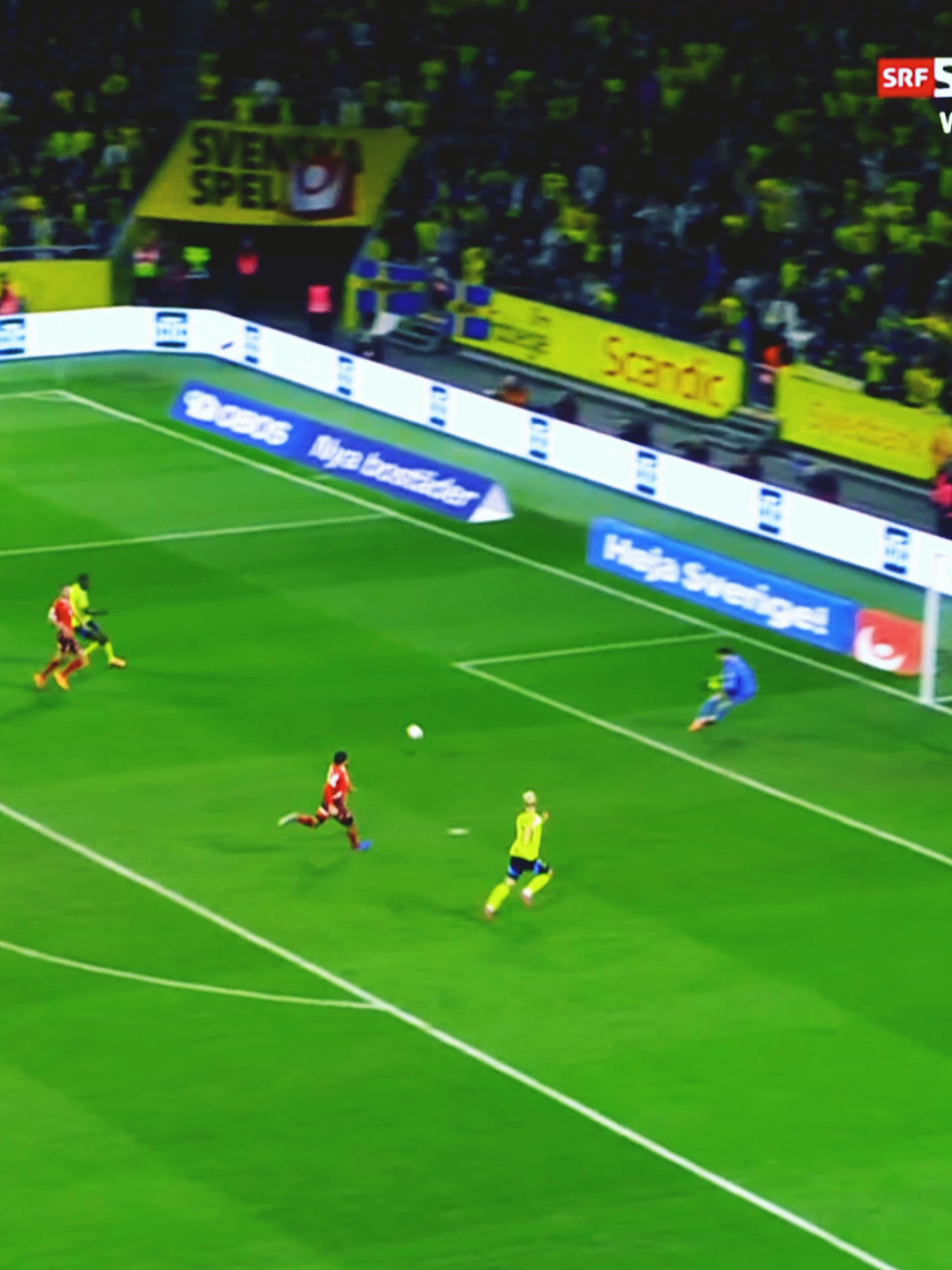 sweden vs. switzerland Highlights. #swiss #viral  #nati #football #sweden 