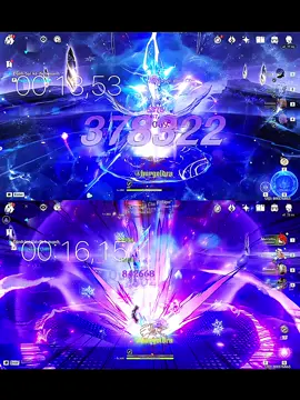 So sánh Flins C6R5 vs Varesa C6R5 (quá tải) đánh Local Legend 9m2 máu!!! Bộ đếm bắt đầu từ lúc boss hiện thanh máu 😙 #Flins #Varesa #GenshinImpact #HoYoCREATOR #HuyGolden 