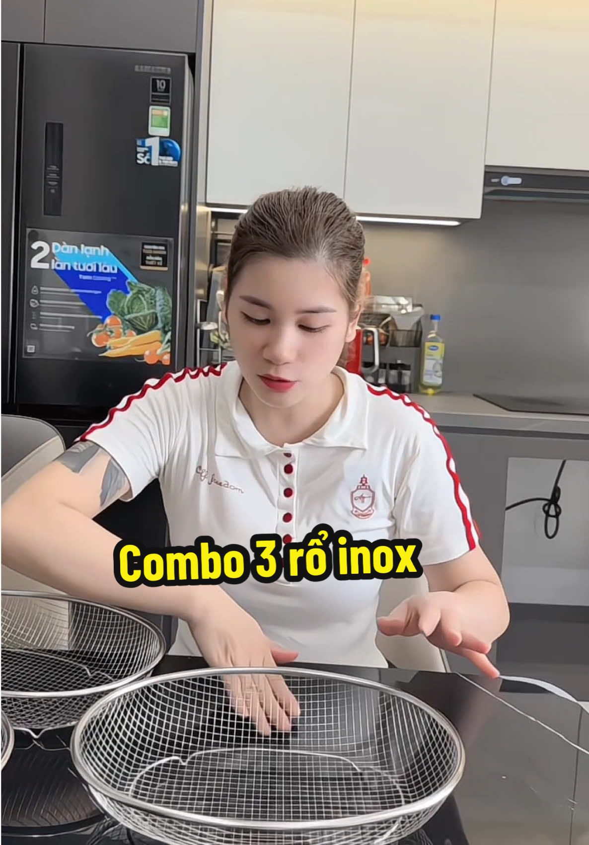 Combo 3 rổ inox dày dặn chắc chắn #roinox #roinoxdanang #rodungtraicay 