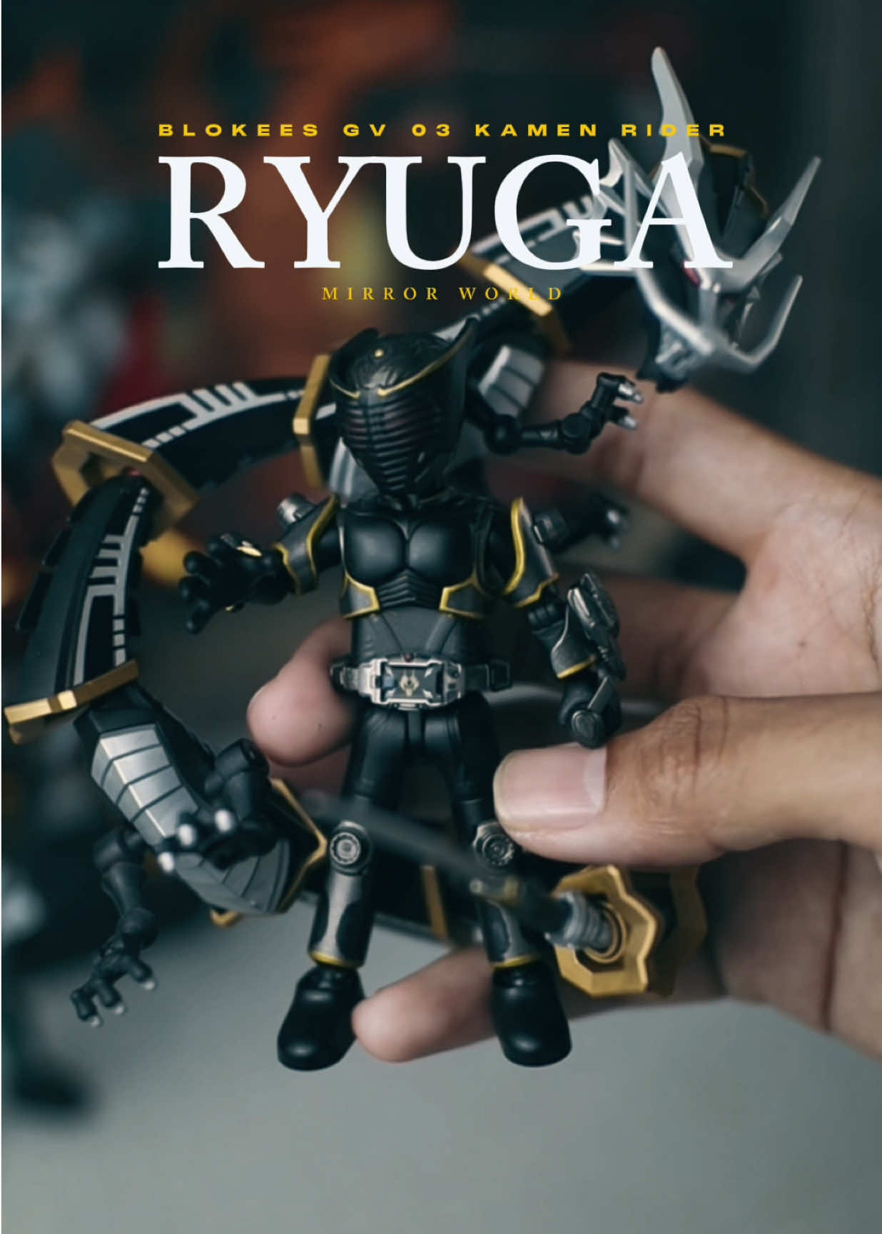 KAMEN RIDER RYUGA | Customized by MiGunpla #blokees #blokeeskamenrider #kamenrider #仮面ライダー @blokees.official @BLOKEES Official Store  