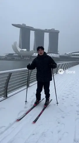 You skied MBS, everyone still says “cannot la” #sg #mbs 