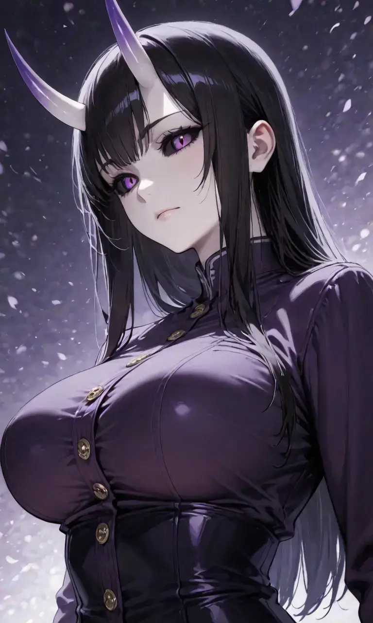 Oni girl.#darkanime #darkgirl #oni #demongirl #animegirl 