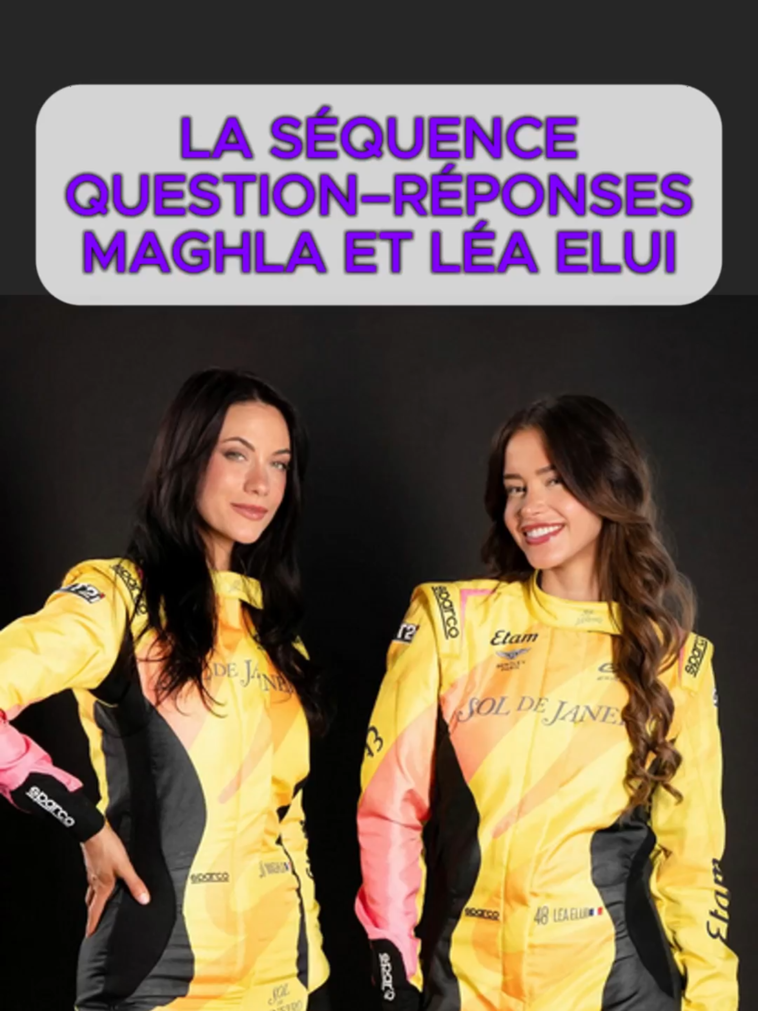 La séquence question–réponses de Maghla et Léa Elui au GP Explorer 3 #Maghla #LeaElui #GPexplorer #GP3 #GP #twitch