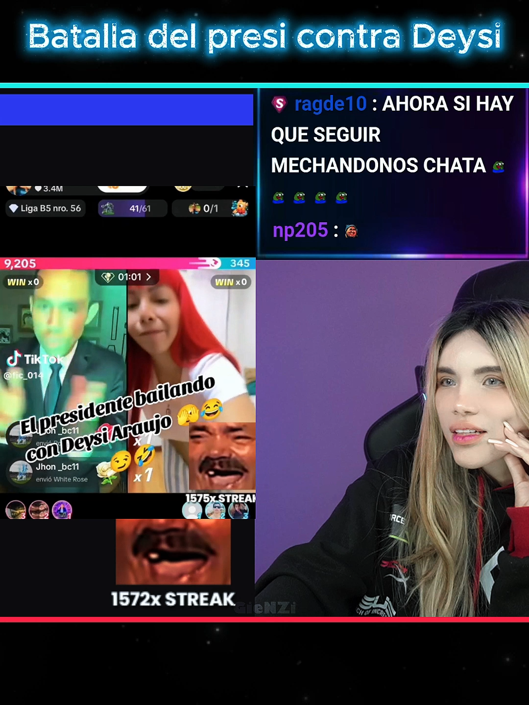 Sandra reacciona a la batalla del Presi contra Deysi #sandraskins #sandraskinsclips #fyp #paratiii #tiktok #josejeri #peru #tiktokviral #batallastiktok @sandraskins