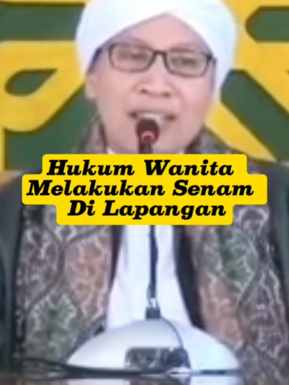 Hukum Wanita Melakukan Senam Di Lapangan   #Hukum #senamsehat  #dakwahislam #buyayahya  #fypシ 
