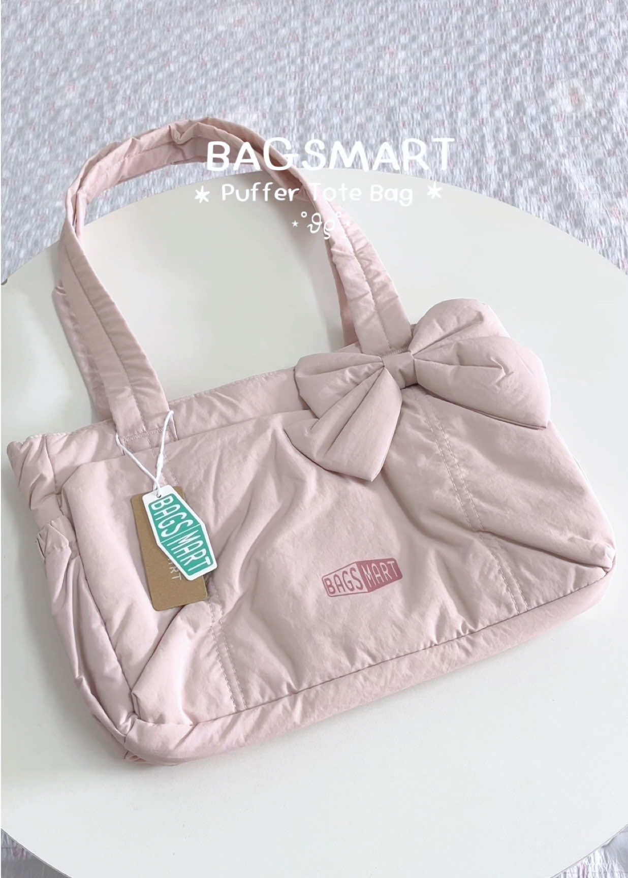 👀💗⭐️💭 #bagsmart #bagsmarttotebag #totebag #กระเป๋าbagsmart #กระเป๋ากันน้ําได้ 
