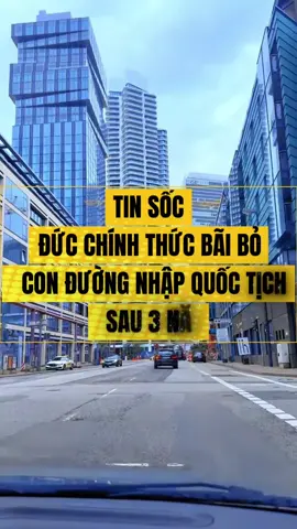 Tin sốc. Đức chính thức bỏ quy định nhập quốc tịch chỉ sau ba năm. Ai đang tính ở lại Đức cần biết điều này. Từ ngày 8/10/2025 Quốc hội Đức đã thông qua bộ luật mới, bỏ quy định nhập quốc tịch Đức sau ba năm hội nhập tốt. Hãy comment chia sẻ ý kiến của bạn bên dưới và đừng quên follow để cập nhật tin nóng về luật, du học và cuộc sống tại Đức mỗi ngày nhé! #nuocducchotoinhe🇻🇳✈️🇩🇪 #duhocngheduccunglinh #vuahocvualam #duhocdieuduongduc #germany 