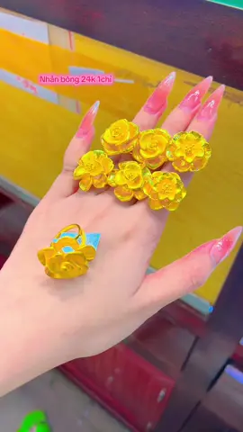 Nhẫn bông 24k😍😍#tiemvangconghung3travinh #xuhuongtiktok 