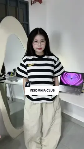 Mê cái hình thêu ✨ #INSOMNIA #insomniaclub #aothunsoc #aosoc #boxytee  