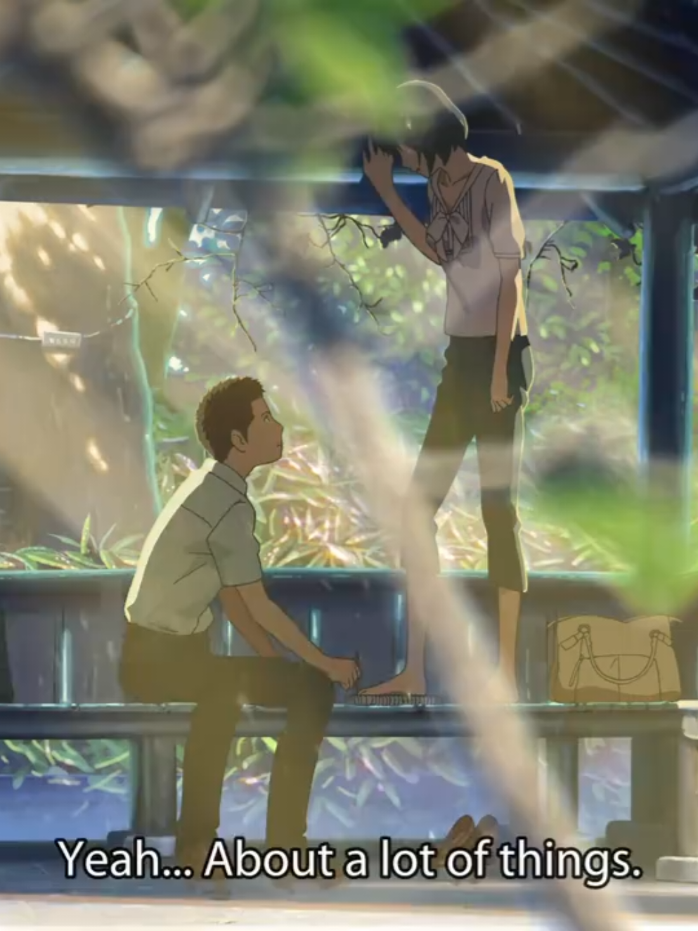 🎬 The Garden of Words | full movie #fyp #foryoupage #thegardenofwords #animemovie #anime 