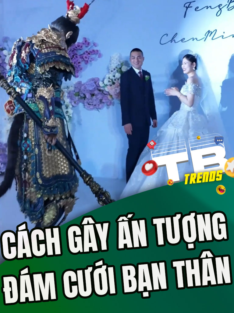Khi bạn kết hôn và đây là món quà mà bạn chí cốt tặng cho bạn #tbtrends #tiktoknews #tinnhanh #tintuc #giaitri #tbgroup #khampha #quatang #cosplay #damcuoi #banbe