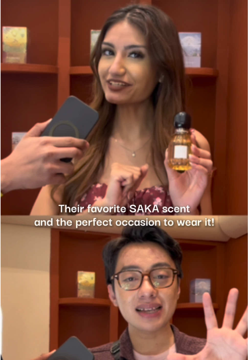 These are the favorite SAKA scent of @spicyindonesian and @Ridho Murfi ada yang samaan, Gengs?😆 . Spill di komen yaa!🤩 #SAKAPerfumery #ScentofIndonesia #Wondherland