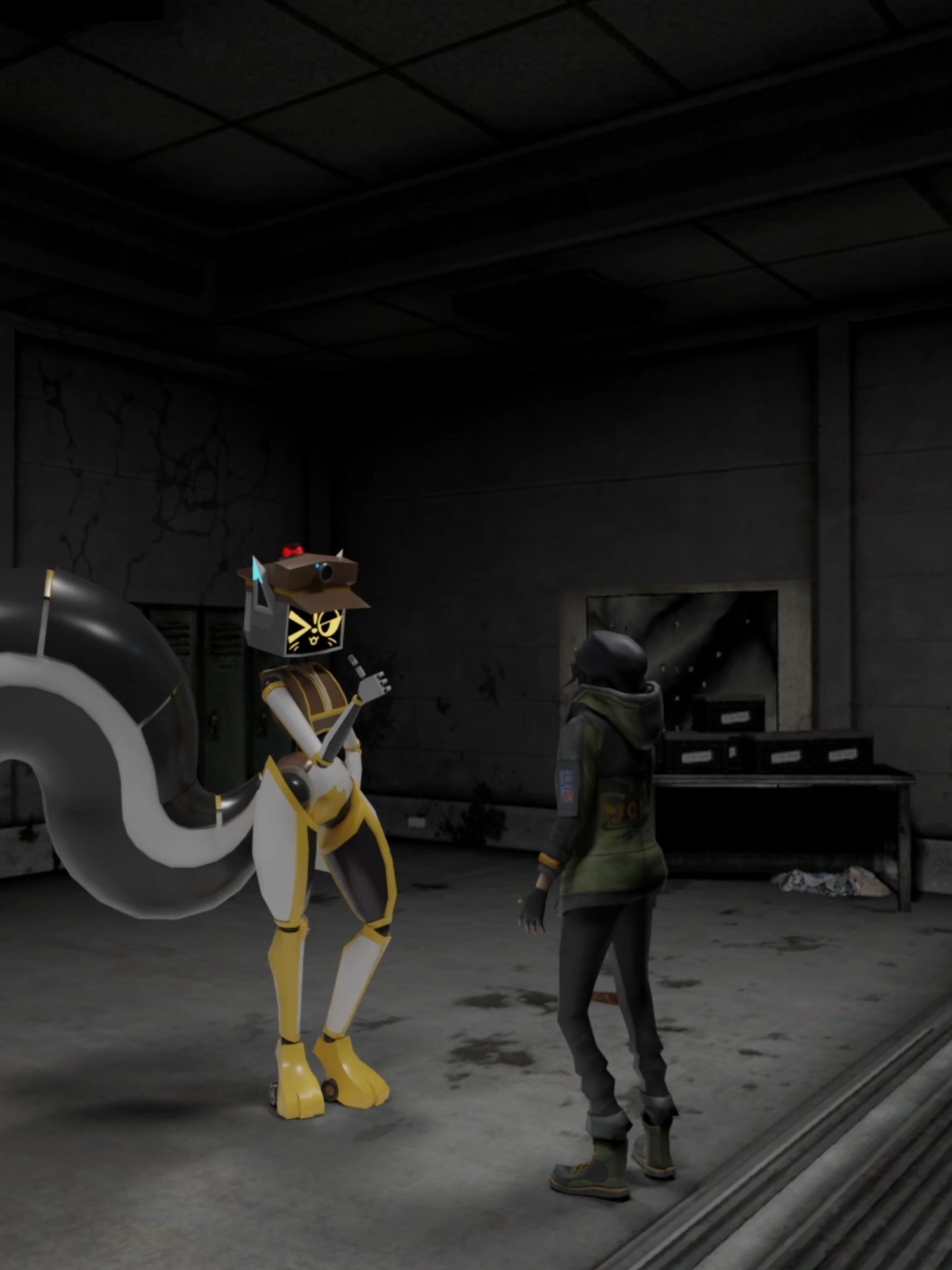 Finley, Operation: Hashcodes... #FINL3 #Animation #skunk #kerfus #voicesofthevoid #Animationmeme #blender3d