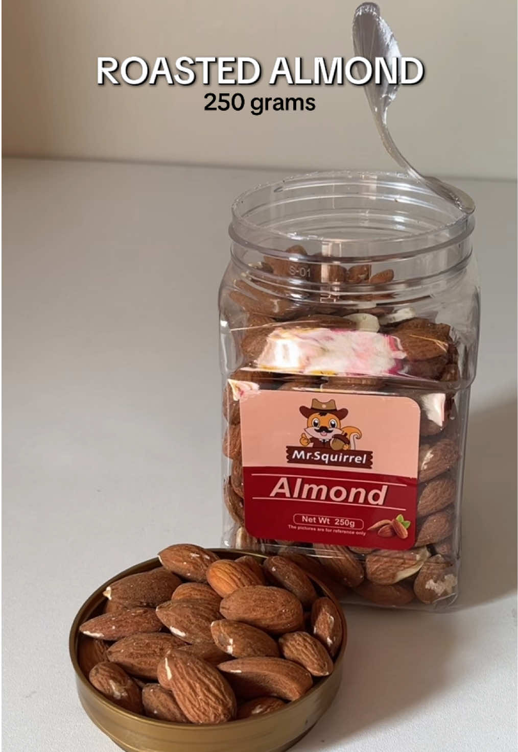 #roastedalmonds #almond #almondnuts #mrsquirrelalmondnuts #fyp 