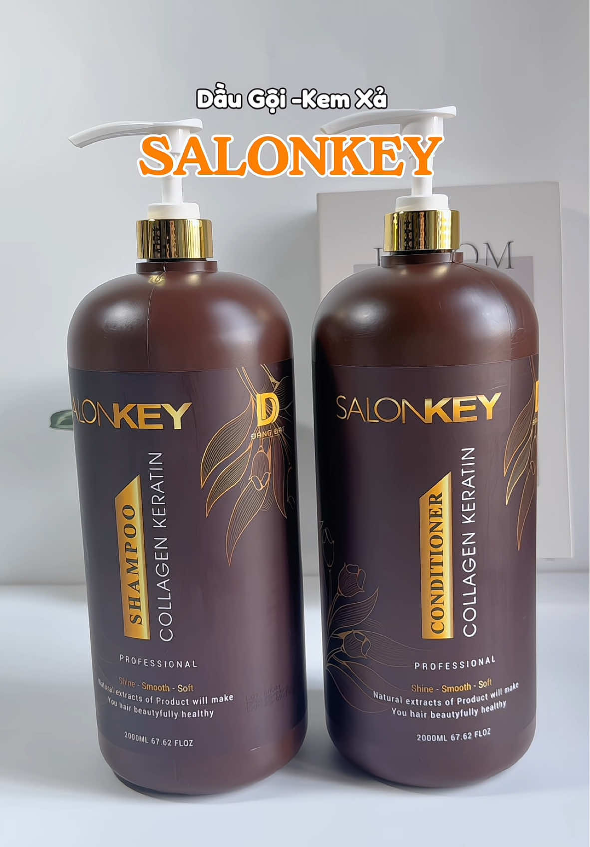 Dầu gội cặp dung tích 2000ml gội chuẩnn như salon #daucap #daugoi #daugoisalonkey #xuhuong #camriviu 