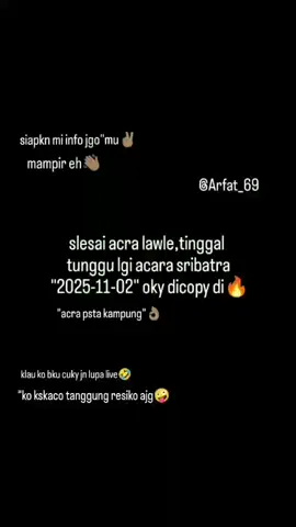 #sribatara#fypp#pestakampungbuton 