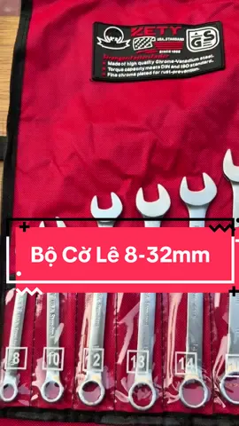 Bộ Cờ Lê Thép Hợp Kim VanaDium Bền Bỉ 8-32mm #hienkimkhi #kimkhi #diennuoc #xuhuong #kimkhitonghop 