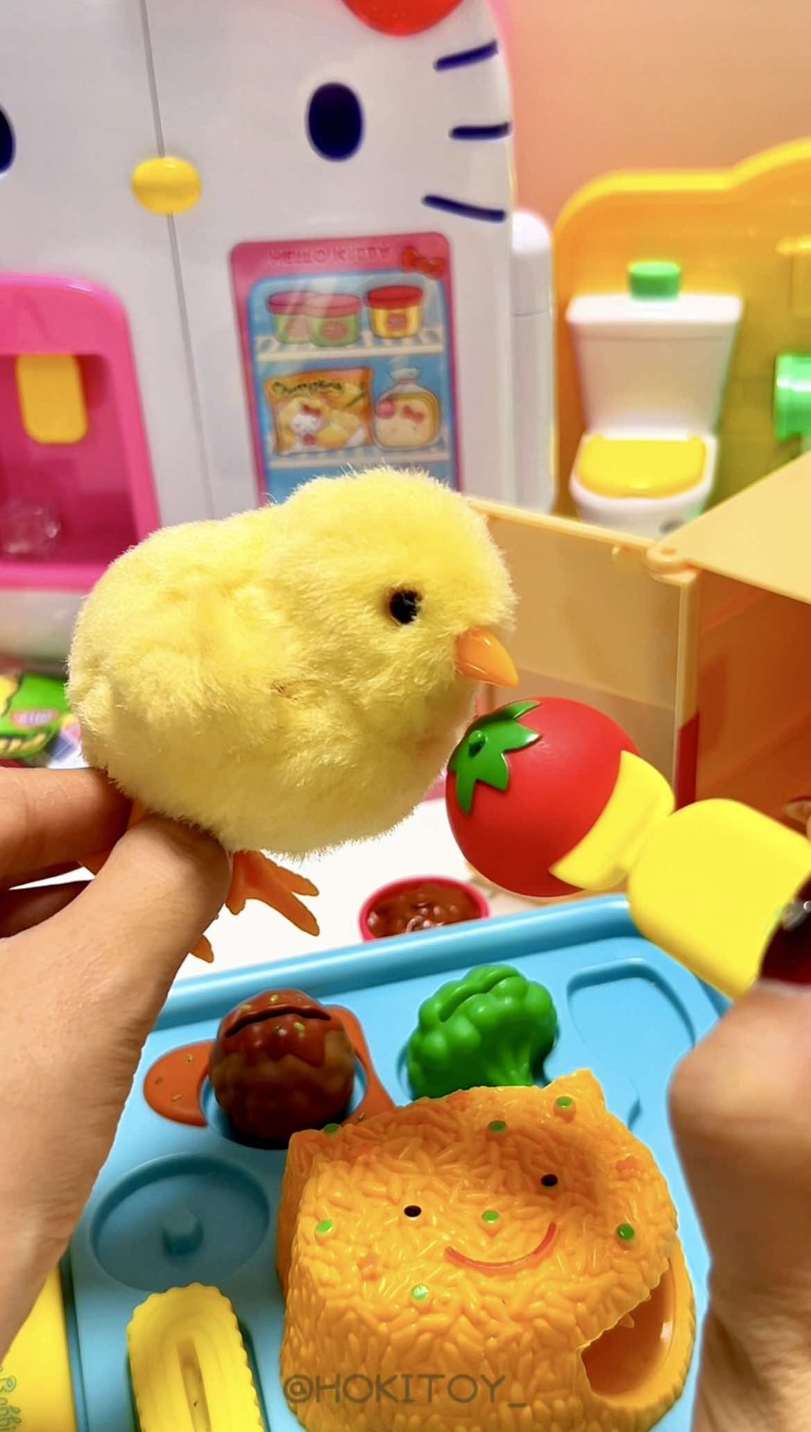 🐣귀여운 병아리 먹이주기🐣 (Feeding the chicks with fidgettoys) #asmr #satisfying #fyp #toys #foryoupage 