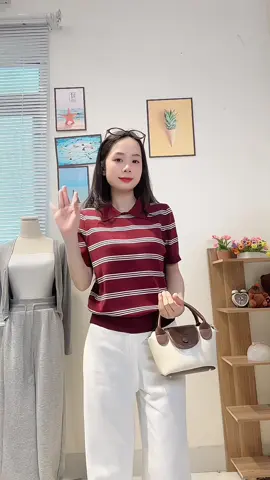 Áo len dệt kim cổ polo#aolen #aolenquangchau#viralvideo #xuhuongtiktok #havanadanang @Havana 