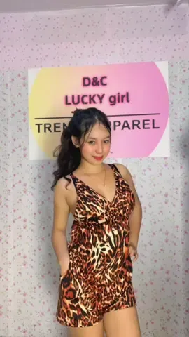 D&C Cotton Spandex Terno Floral Spaghetti V-Neck with chest pad Top and shore #cotton #print #terno #vneck #padtop 