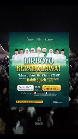 infone cahh Kediri Bersholawat jam 19.00 WIB Senin, 20 Oktober 2025 📍 Lapangan Barat Aula Al-Muktamar Pondok Pesantren Lirboyo, Kediri, Jawa Timur. #medsoskediri  #kediri24jam 