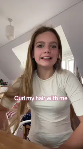 Curl my hair with me #fyp #blowthisup #foryou #viral 