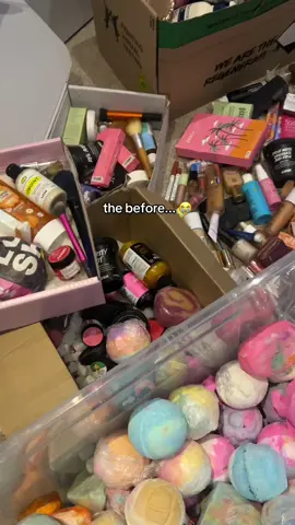 the after is pending... ✨⏳ #projectpan #declutter #collection #fyp #overconsumption 