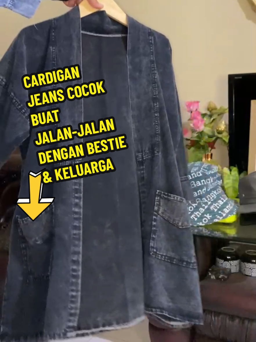 CARDIGAN JEANS COCOK BUAT JALAN-JALAN DENGAN BESTIE & KELUARGA #cardigan #cardiganjeans #cardigankekinian #blazer #blazerjeans 