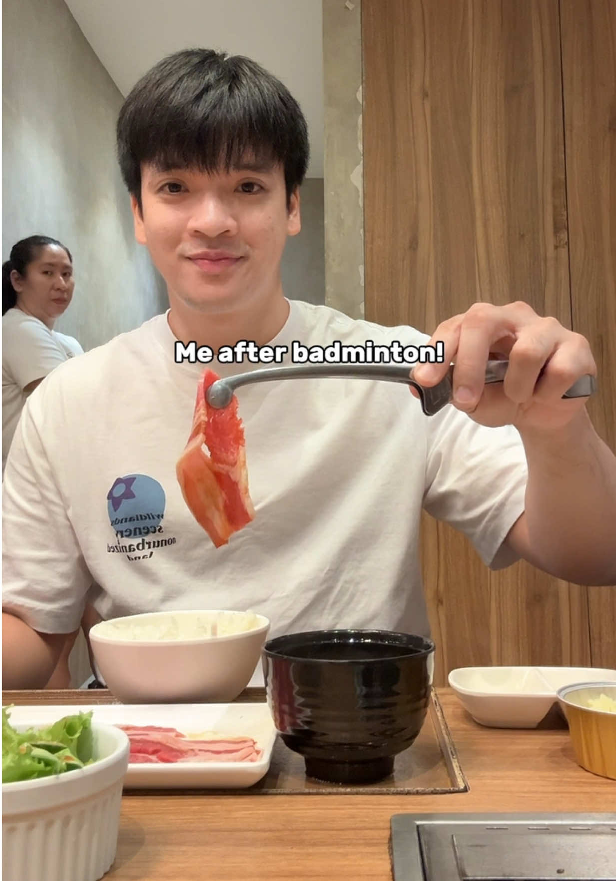 me after badminton