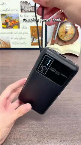 Great little power bank. It charging fast and looks great 👍 #tiktokshopblackfriday #TikTokMadeMeBuyIt #powerbank #fastcharging #4in1powerbank 