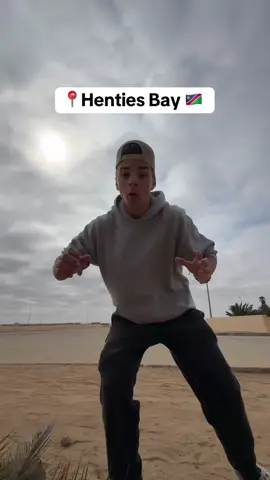 A morning walk in Henties Bay Namibia 🚶#travel #namibia #namibiatravel #hentiesbay 