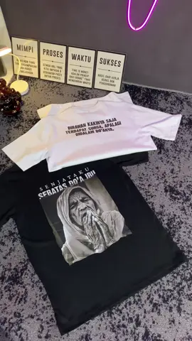 Ibumu nangis kamu pakai kaos ini 😭 #senjatakusebatasdoaibu #doaibu #kaoskatakata 