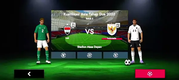 LAGA KUALIFIKASI PIALA DUNIA ROUND 2 IRAQ VS INDONESIA DI GAME#footballlegaue2026 otballlegaue2026  berhasil dimenangkan oleh Timnas Indonesia dengan skor 3-0 semoga pertandingan nanti malam Indonesia juga bisa menang melawan Irak#fypviralシ #jjfl #gamefootball #indonesia 