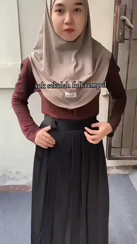 rok smp sma #roksekolah #rokrempel #rokspan #seragamsekolah #hitam 