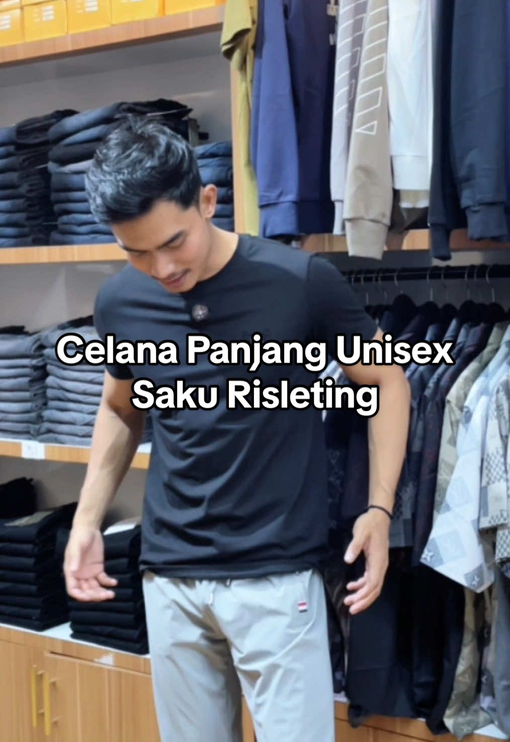 Celana Panjang Unisex Saku Resleting premium #fyp #fyppppppppppppppppppppppp #viral #gajiansale #fypシ゚viral 