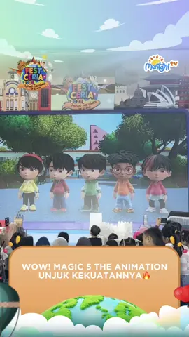 Makin gak sabar!! Ini dia kekuatan para character Magic 5 The Animation🤩 Kekuatan favoritmu yang mana nih Sobat? Jangan lupa datang ke MentariTV Fest Ceria Around The World In 2 Days Sabtu, 11 Oktober & Minggu, 12 Oktober mulai pukul 10.00 WIB di Grand Metropolitan Mall Bekasi🙌🏻 #MentariTVSahabatAnakIndonesia #MentariTV #MentariTVAroundTheWorldIn2Days