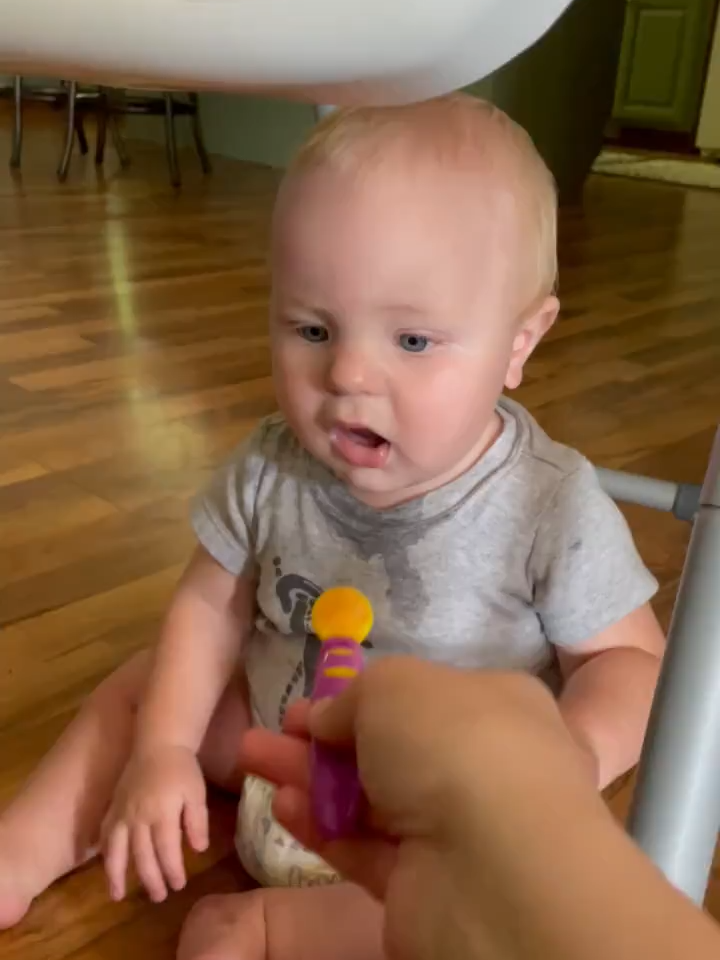 Baby doesn't like it