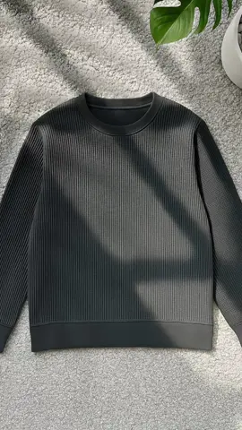 Crewneck Polos Pria/Wanita Dengen Bahan Katun Wafle Premium Lembut Dan Nyaman #crewneck #sweater #gratisongkir #fyp 