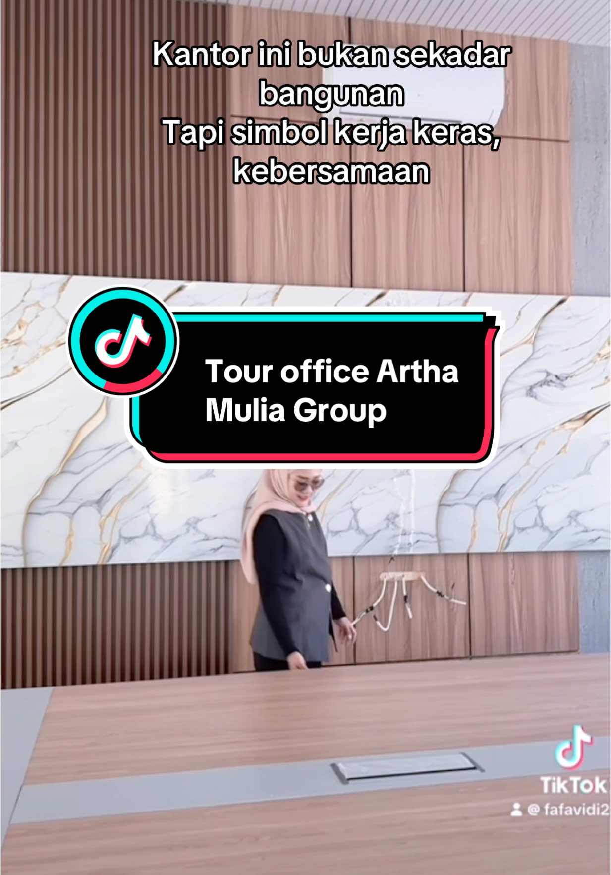 Cek progress finishing kantor Artha mulia Group  Kantor ini adalah representasi semangat kami — solid, modern, dan penuh makna CTA: “Selamat datang di Artha Mulia Group — tempat di mana ide menjadi aksi.” # CTA: “Selamat datang di Artha Mulia Group — tempat di mana ide menjadi aksi.”