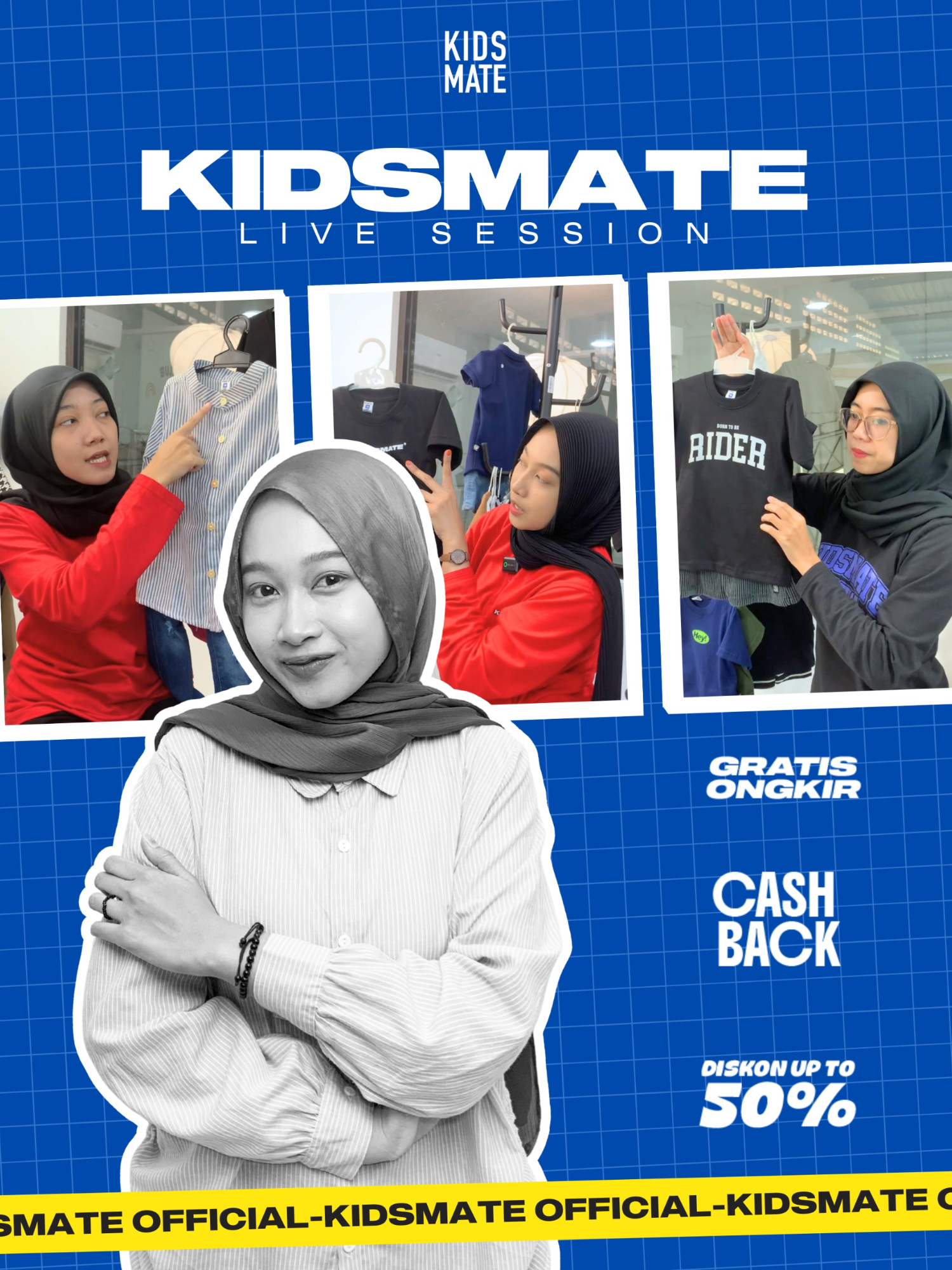 ⚡ Kidsmate Side Stripe Tee Hero ⚡ Tampil sporty & keren setiap hari! Kaos oversize dengan detail stripe di lengan dan sablon khas “LITTLE HEROES”. Nyaman, adem, dan siap jadi andalan gaya si kecil 💥 #KidsmateOfficial #SideStripeTee #BajuAnakKekinian #OOTDAnak #KidsStyle