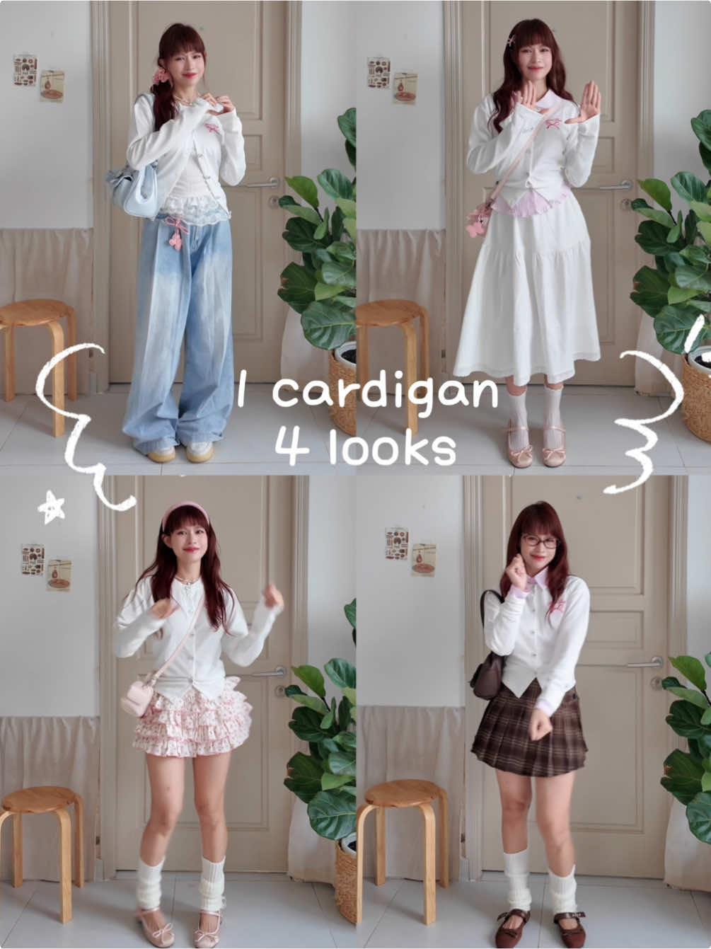 ✅Ưu điểm: thích nhảy nhót ❌Nhược điểm: Nhảy không giống nhảy 🙂  #pingdiary #cardiganoutfit 