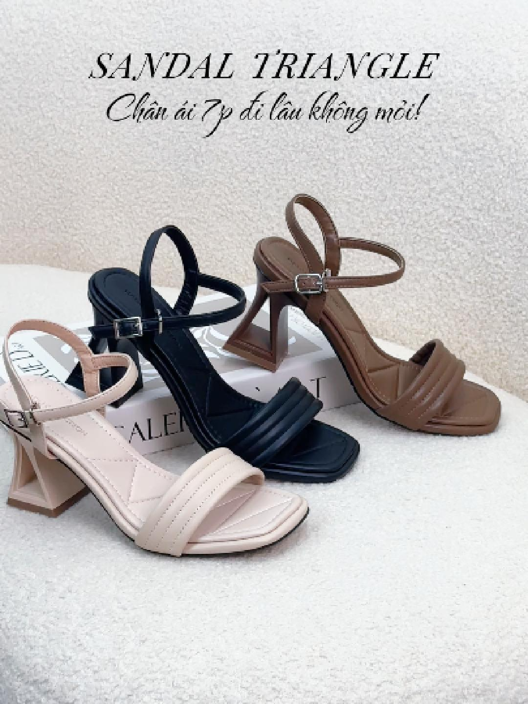 Một đôi sandal cân mọi outfit. M7118 với gót khoét tam giác tinh tế, dễ dàng kết hợp từ quần tây, chân váy bút chì đến váy midi dạo phố. Đầu tư thông minh cho tủ đồ của bạn! ✨ #haducollection #giaycaogot #sandalcaogot #xuhuong #caogotdedup #sandal7p