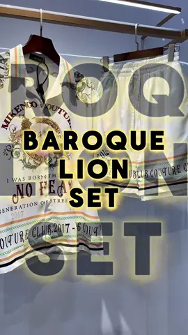 FULL SET BAROQUE LION SHIRT 🔥#mikenco 